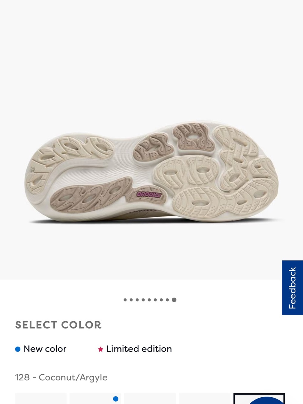 Brooks Women’s Cream & Magenta Running Sneakers - Picture 15 of 16